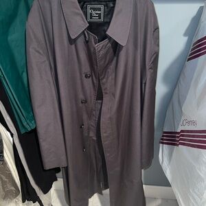 Christian Dior Gray Trench Coat